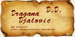 Dragana Đalović vizit kartica